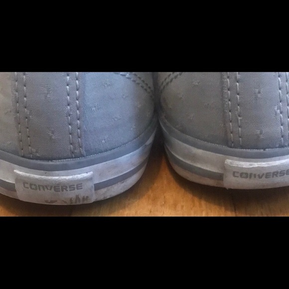 Converse Dainty Ox Dolphin Grey Stitched Pattern - Picture 6 of 6